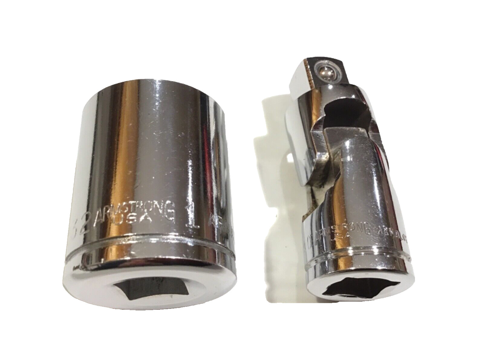 Armstrong Tools 2 Piece 1/2” Drive Swivel Joint & 1” Shallow Socket ST1232 S140