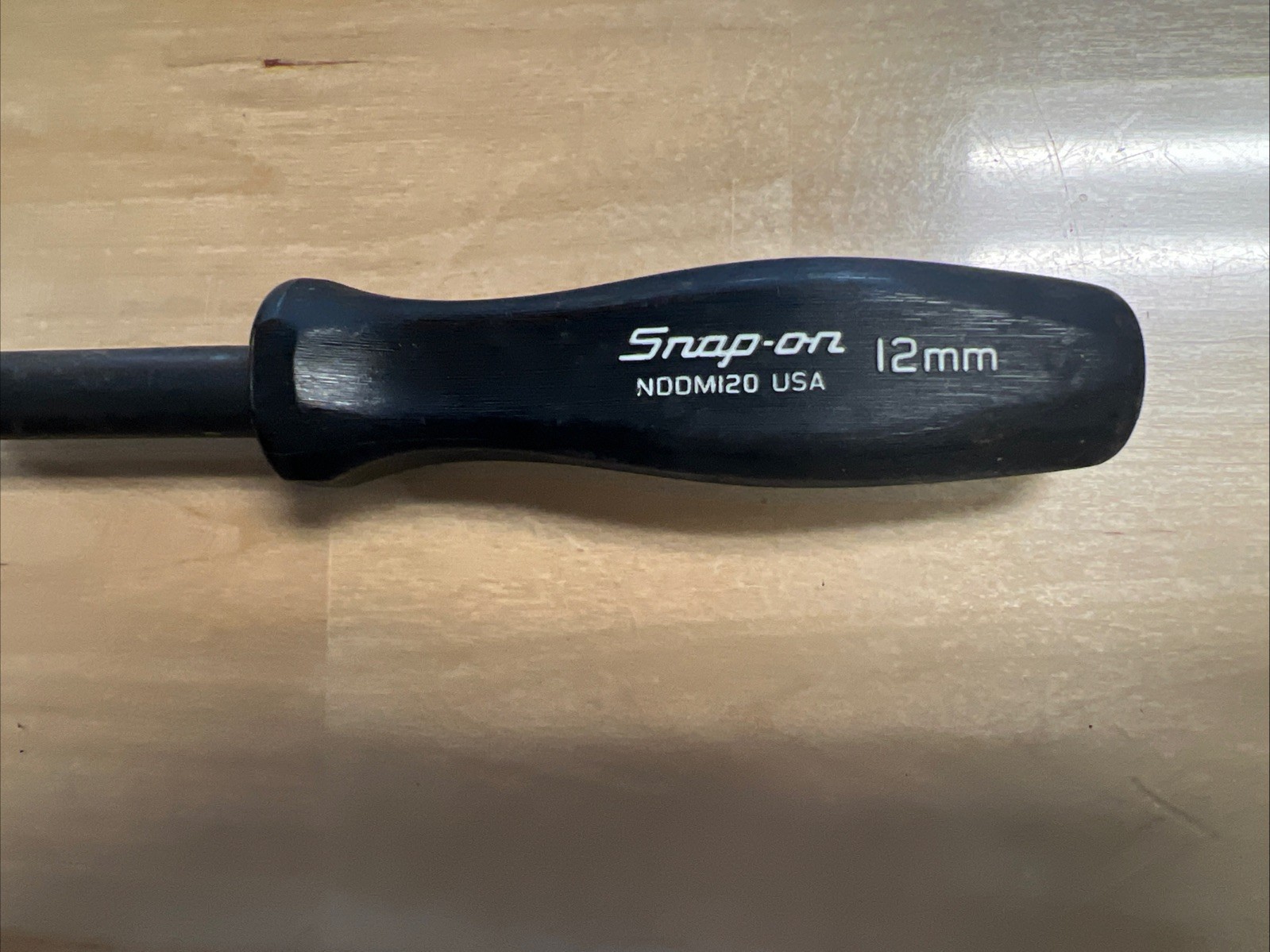Snap-on Tools NDDM120 12mm NICE BLACK Hard Grip 6-Point Nut Driver