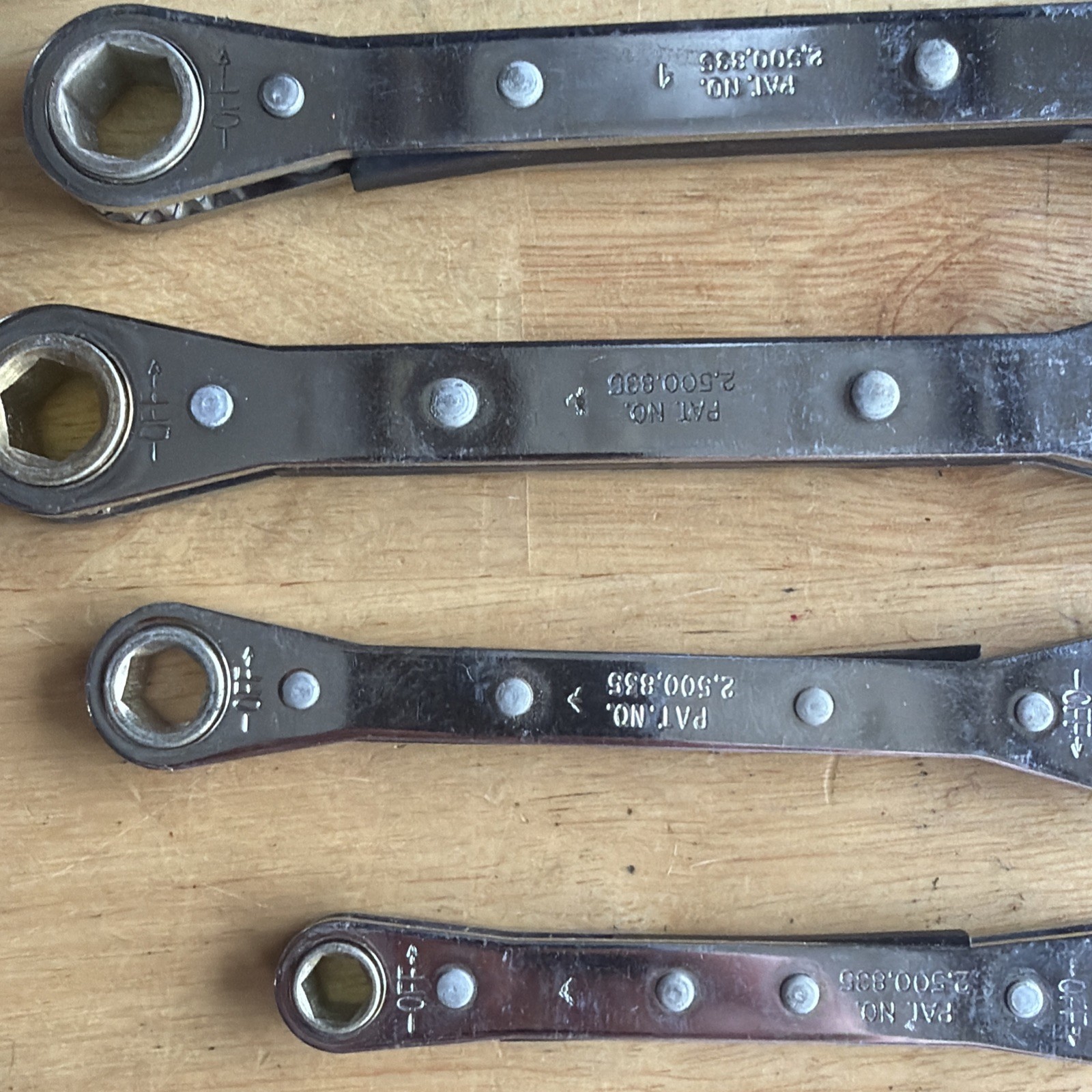 Williams Tools Metric Ratcheting Box End Wrench Set 12/6pt 7-19mm 21mm K-15 USA