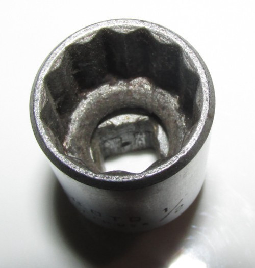 T #182 – PROTO USA Challenger 1/4″ DR X 1/2″, 12 point SOCKET, #4716