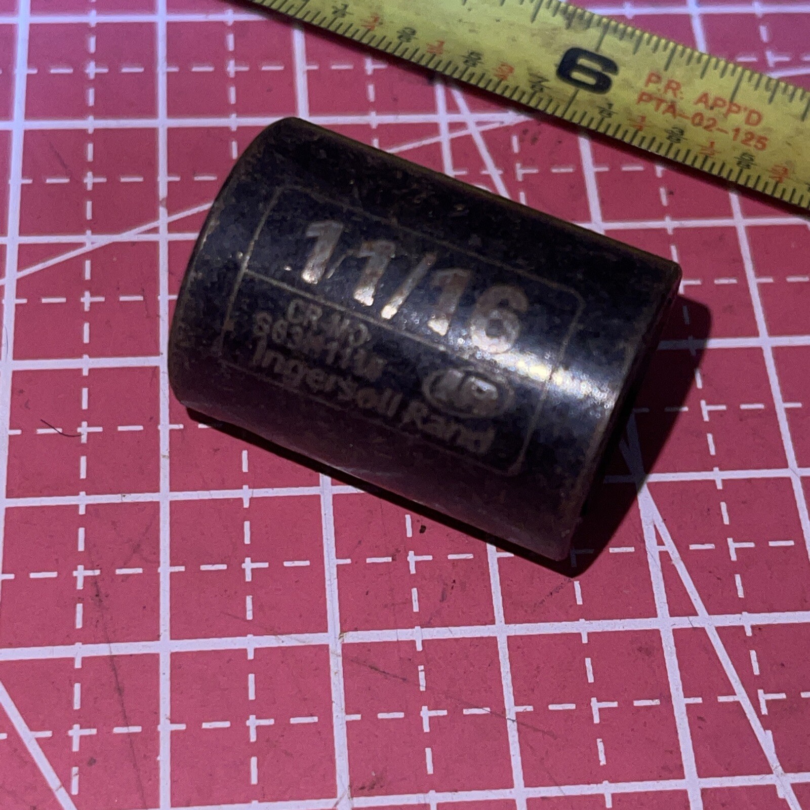 Ingersoll Rand S63M1116 11/16 In SAE 3/8 Drive 6 Point Socket