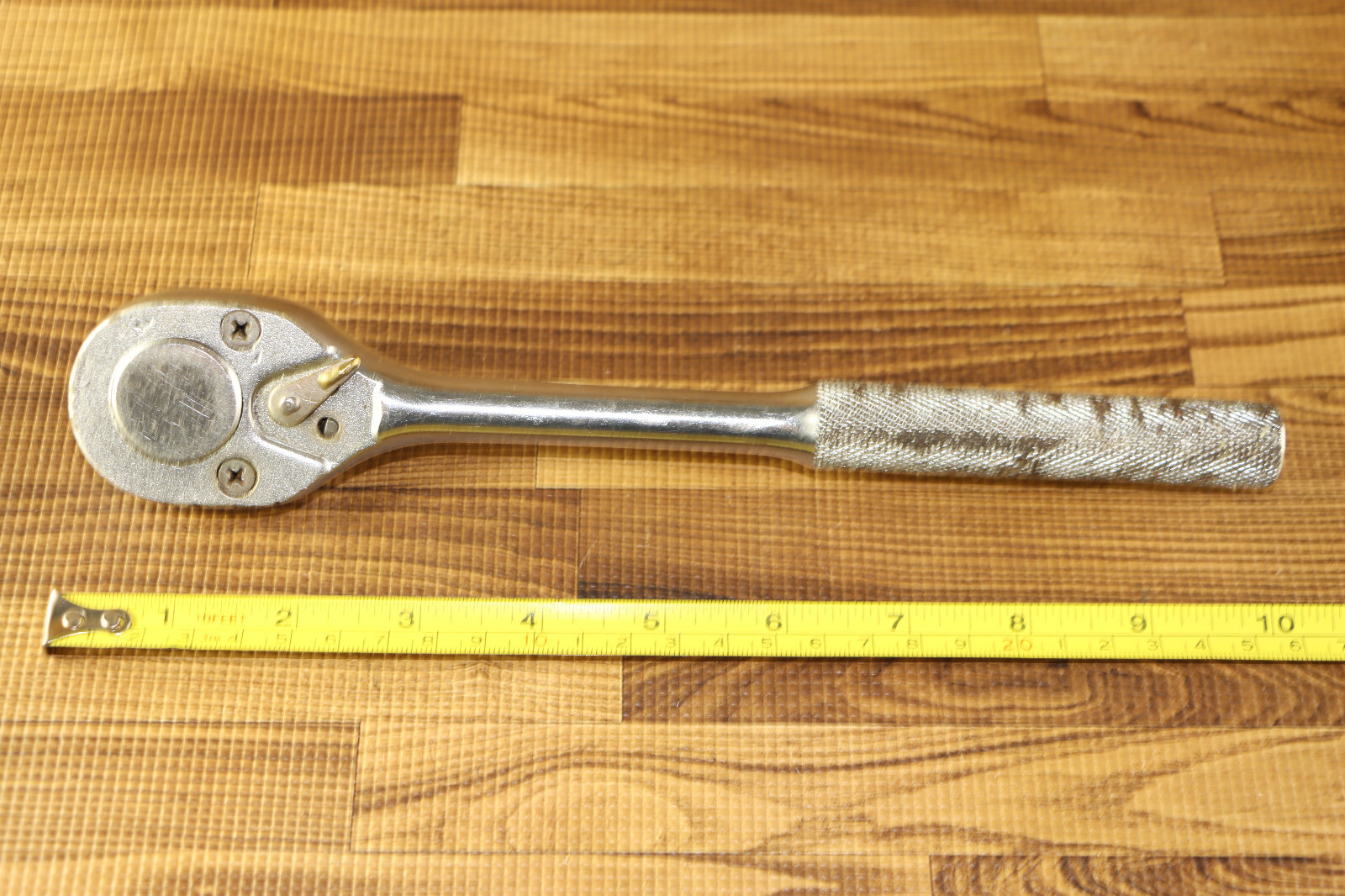 Proto 5449 10″ Pear Head 1/2″ Drive Standard Ratchet Knurled Handle USA