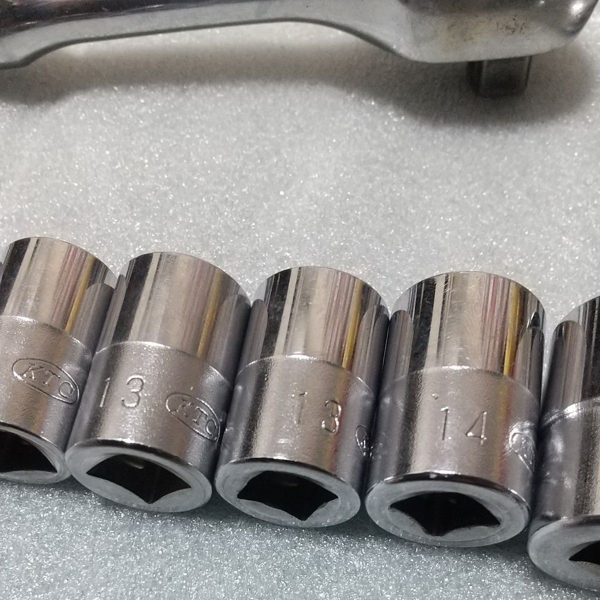 KTC Ko-ken 3/8″ Drive Socket Wrench Set Ratchet Deep Socket Japan Lot