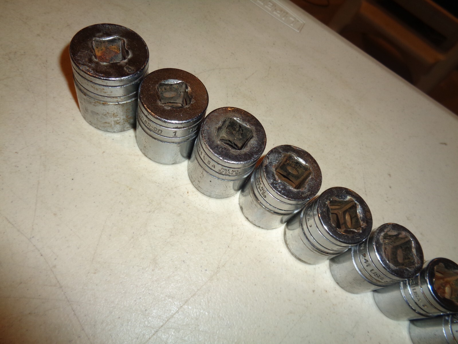 Snap-On Tool- 1/2″ Dr., 11 pc. TW Shallow Socket Set SAE, 7/16″ to 1-1 /16