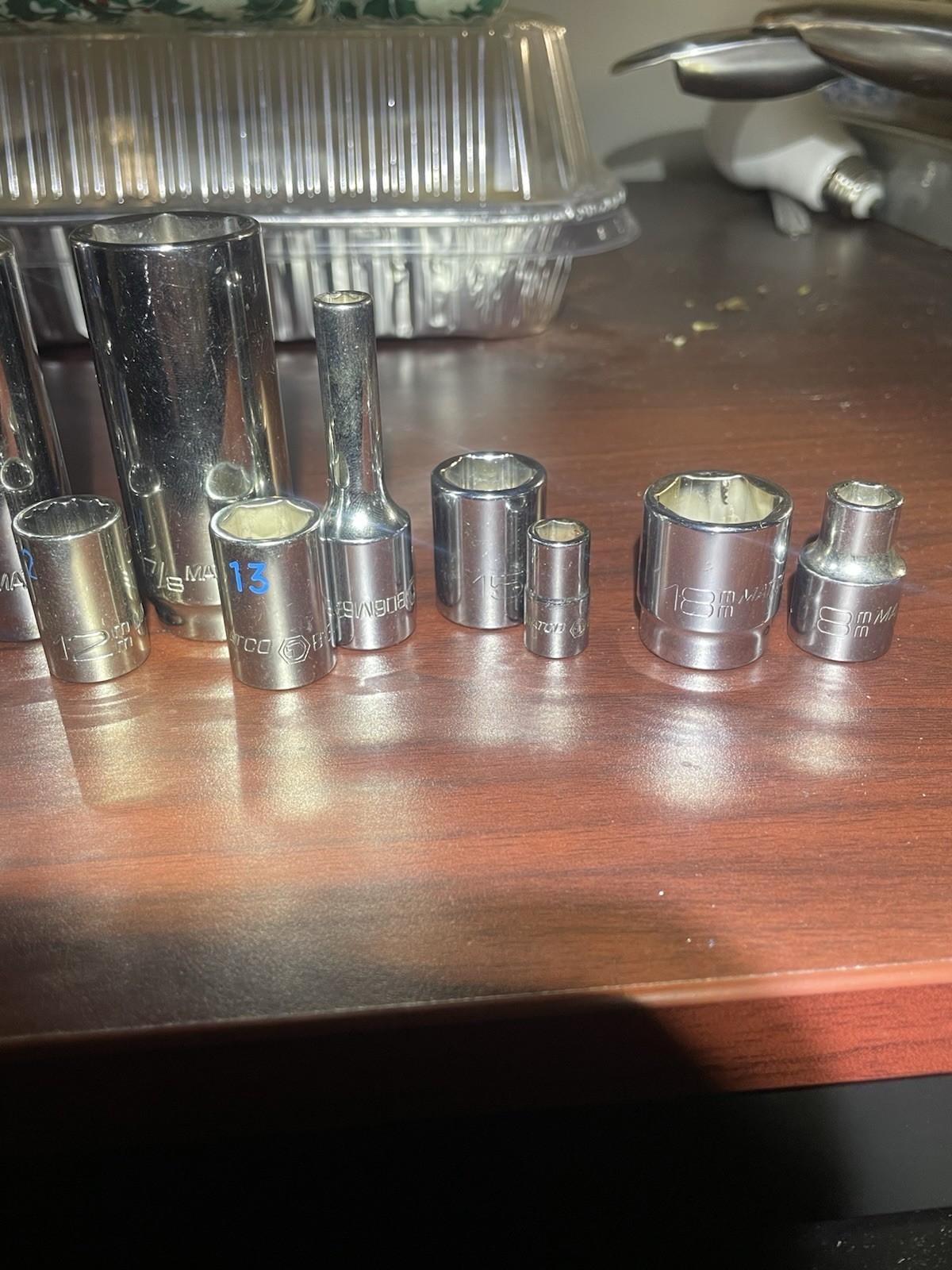 (15) Matco Sockets Lot Misc SEE DESCRIPTION