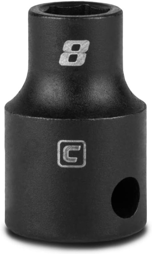 8mm Shallow Impact Socket, 3/8-Inch Drive, 6-Point Design – Professional Grade