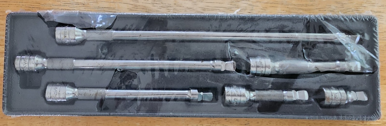 SNAP-ON 6 pc 3/8″ Drive Wobble Plus Extension Set (1-1/2-11″) Item #206AFXWP