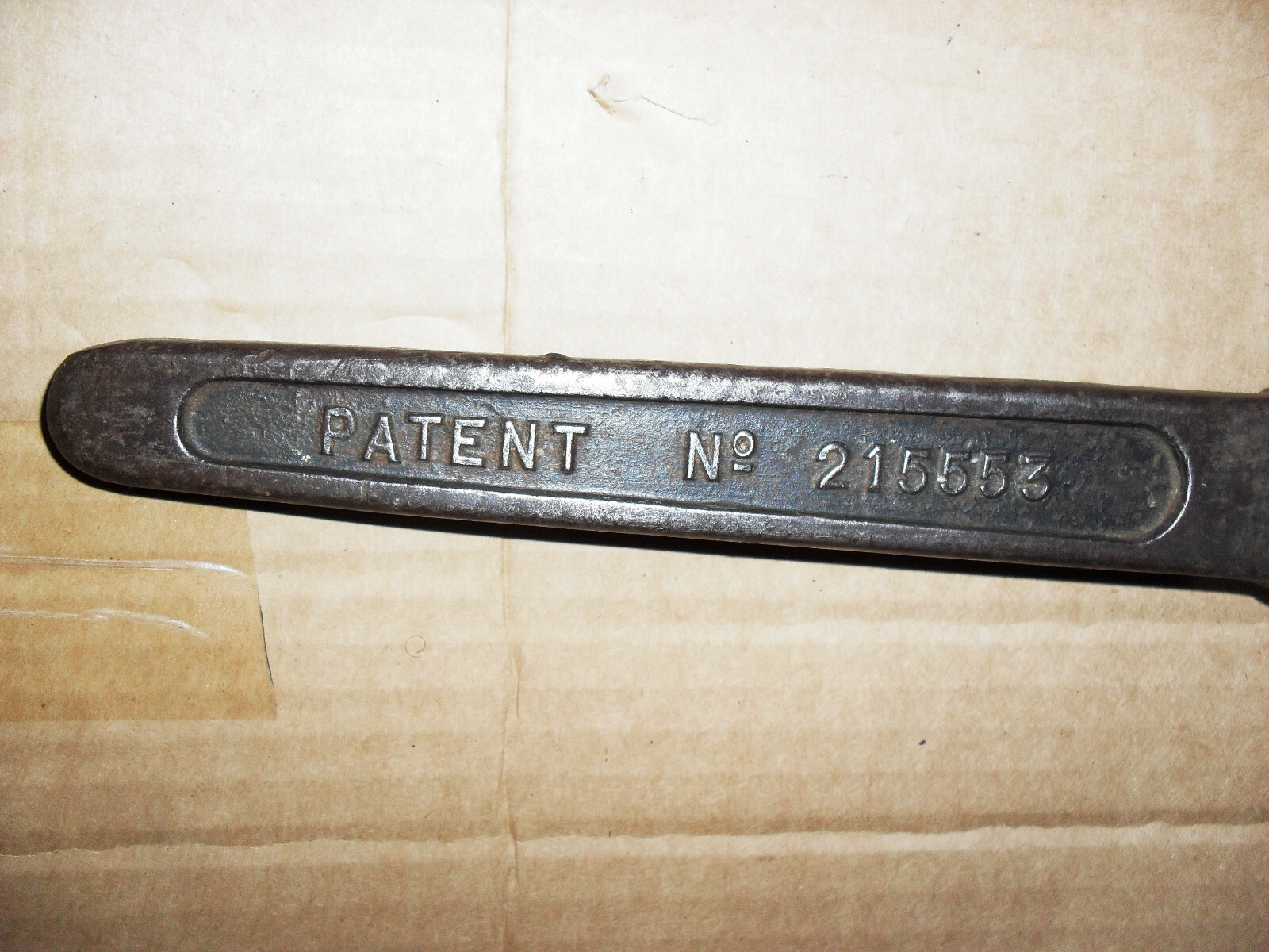 THURLEY GRIP-ALL No,2 PATENT No.215553 WRENCH Made Birmingham, England, UK