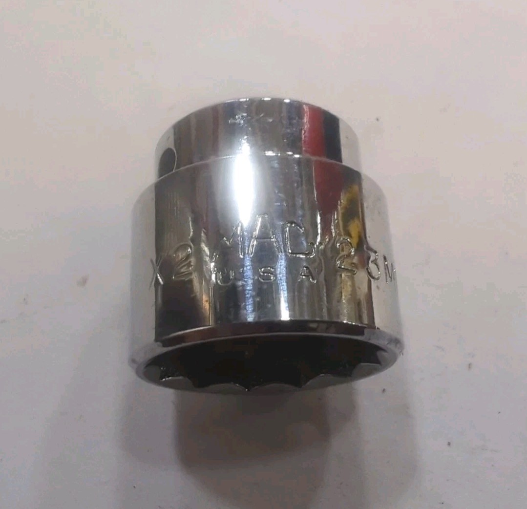 Mac Tools X2 23mm Socket 3/8 Drive 12 Point USA