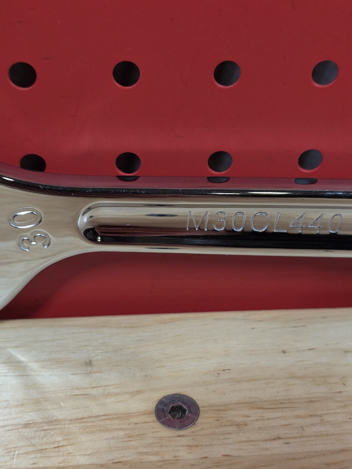 Mac Tools M30CL440 30mm Metric Standard 12-Point Chrome Combination Wrench NICE