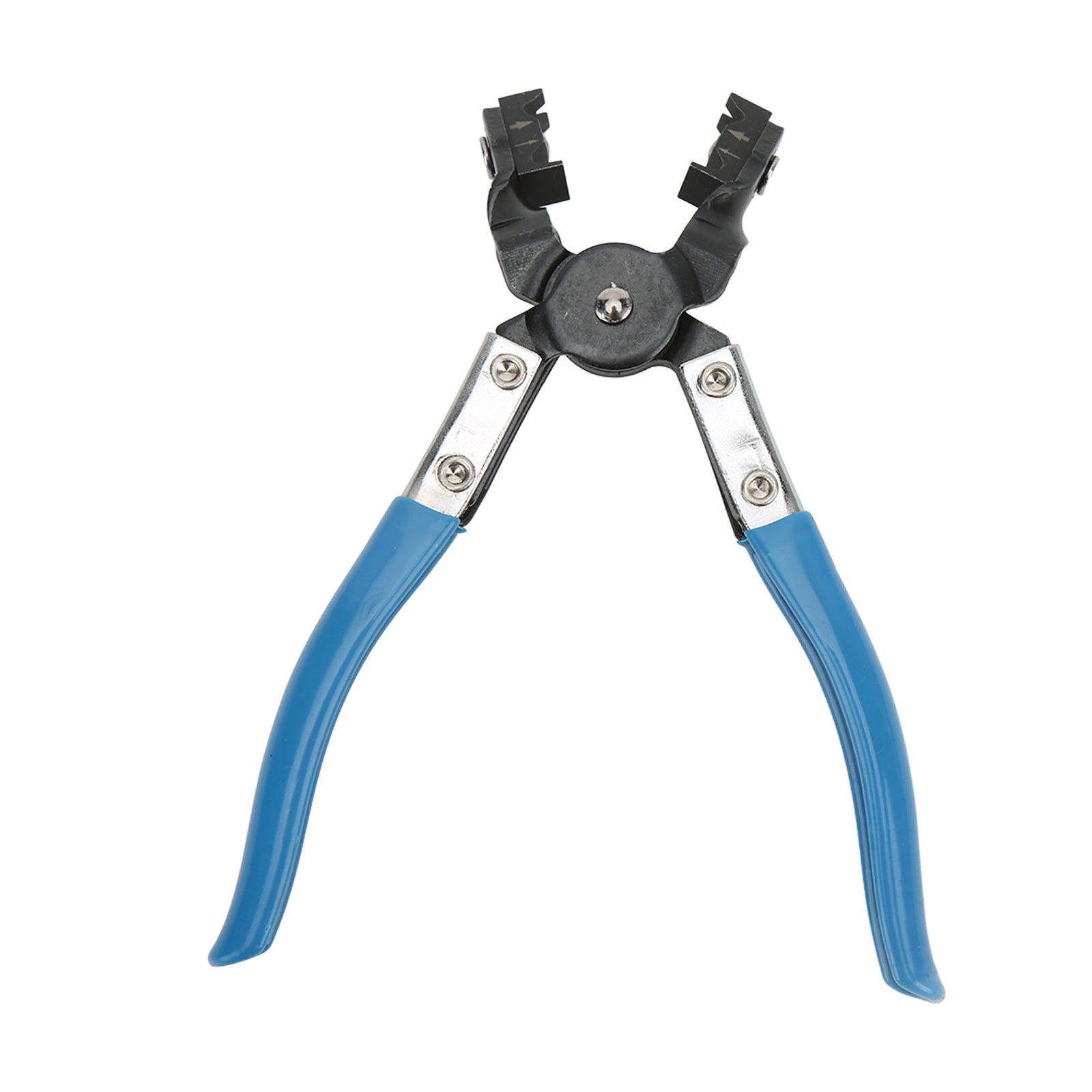 Hose Clamp Pliers Angled Type Swivel Jaws Spring Loaded Handles Universal Fo BT0