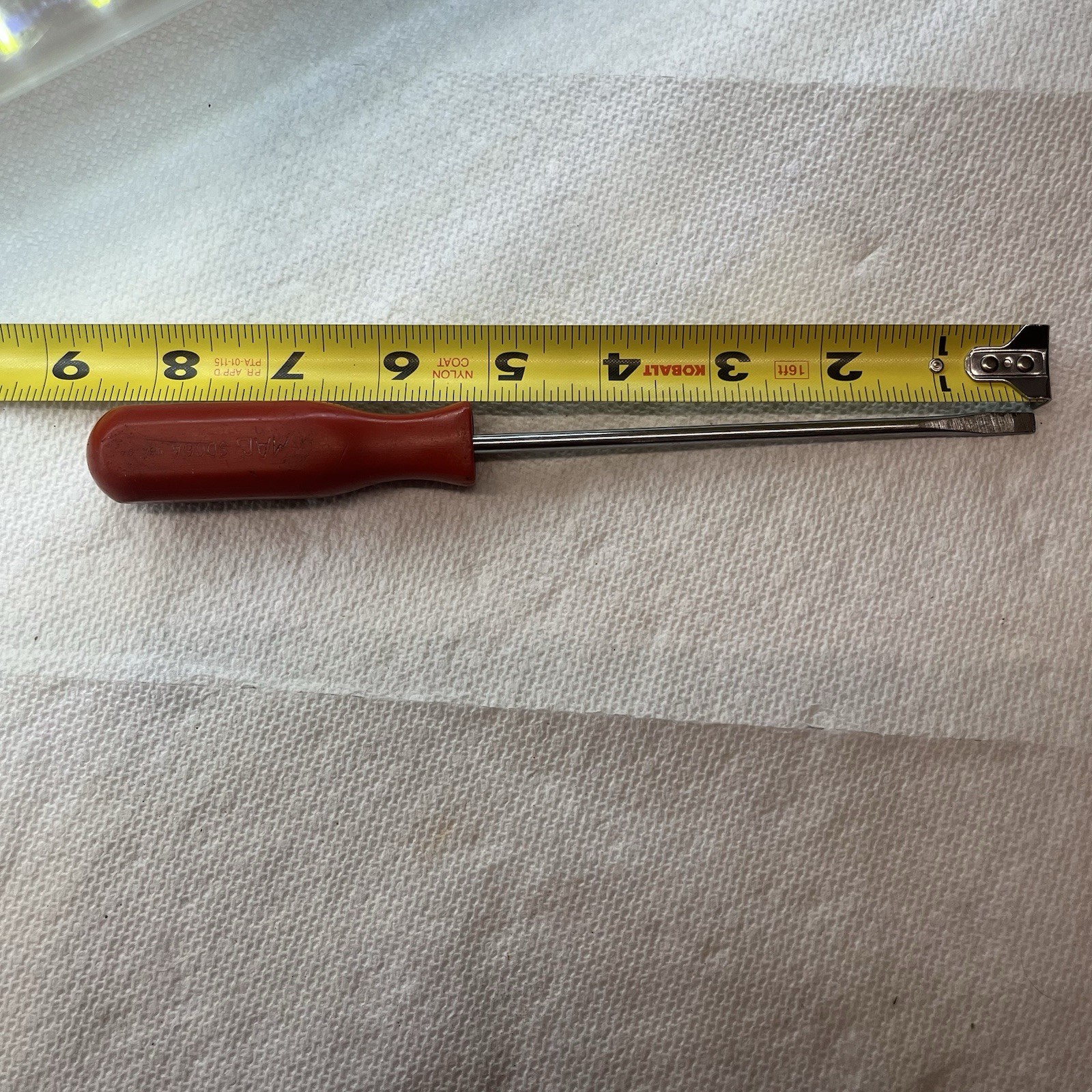 MAC TOOL #SDC6A Screwdriver flat blade 3/16″