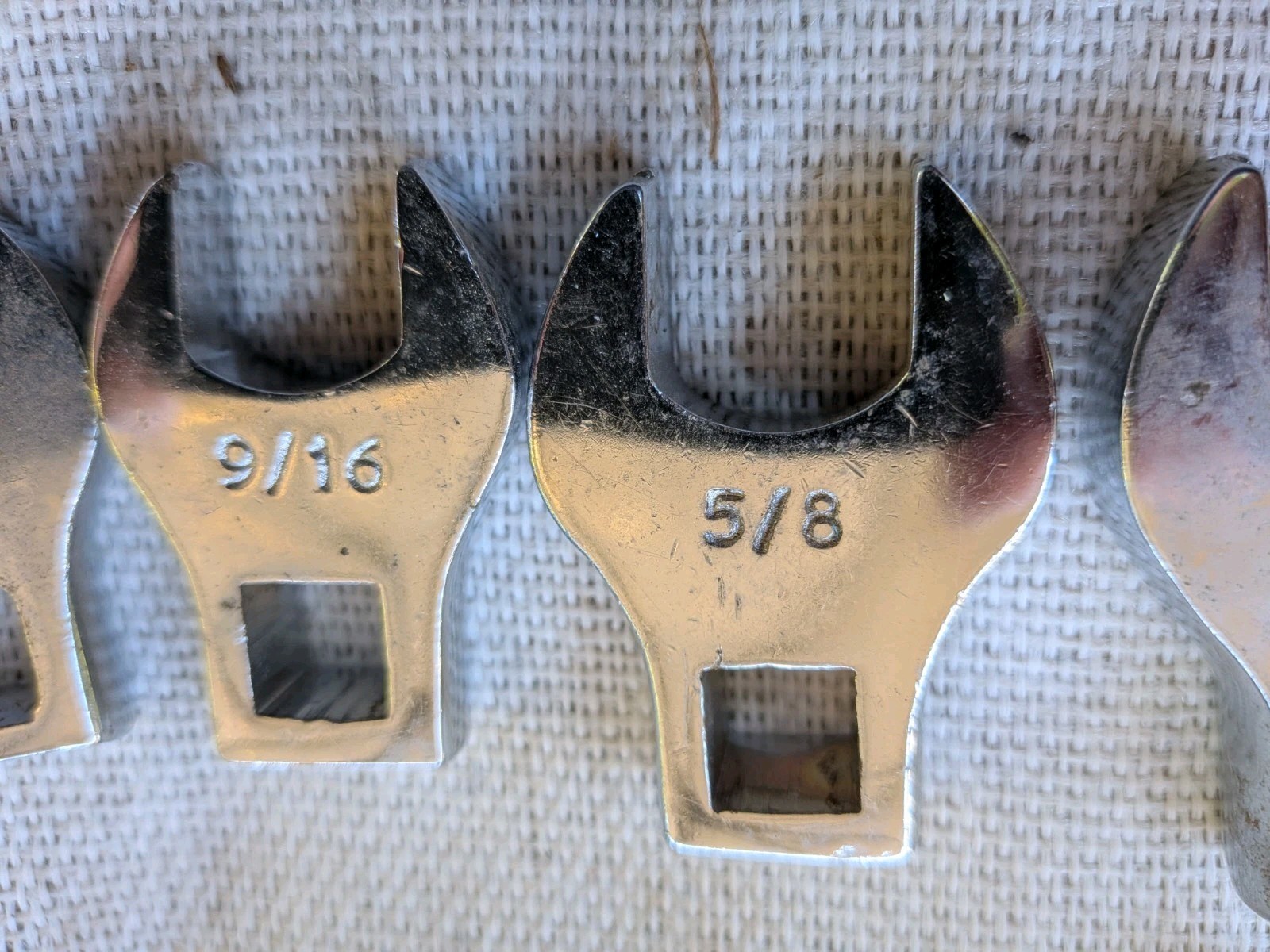 3/8” Drive Crows Feet Wrench Set Of (21) SAE (3/8-3/4) Metric (10mm-19mm)