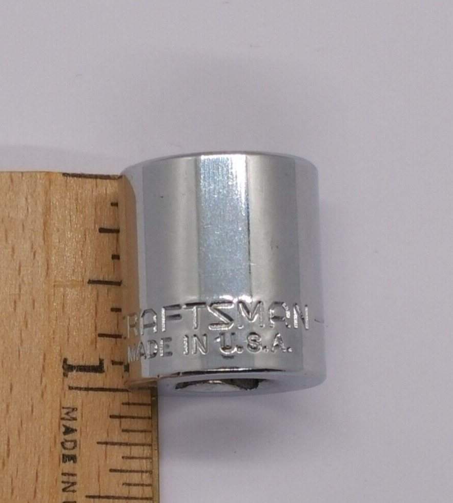 Craftsman 3/8″ Drive 11/16″ 12 Point Shallow Socket SAE VV 44336 USA NOS