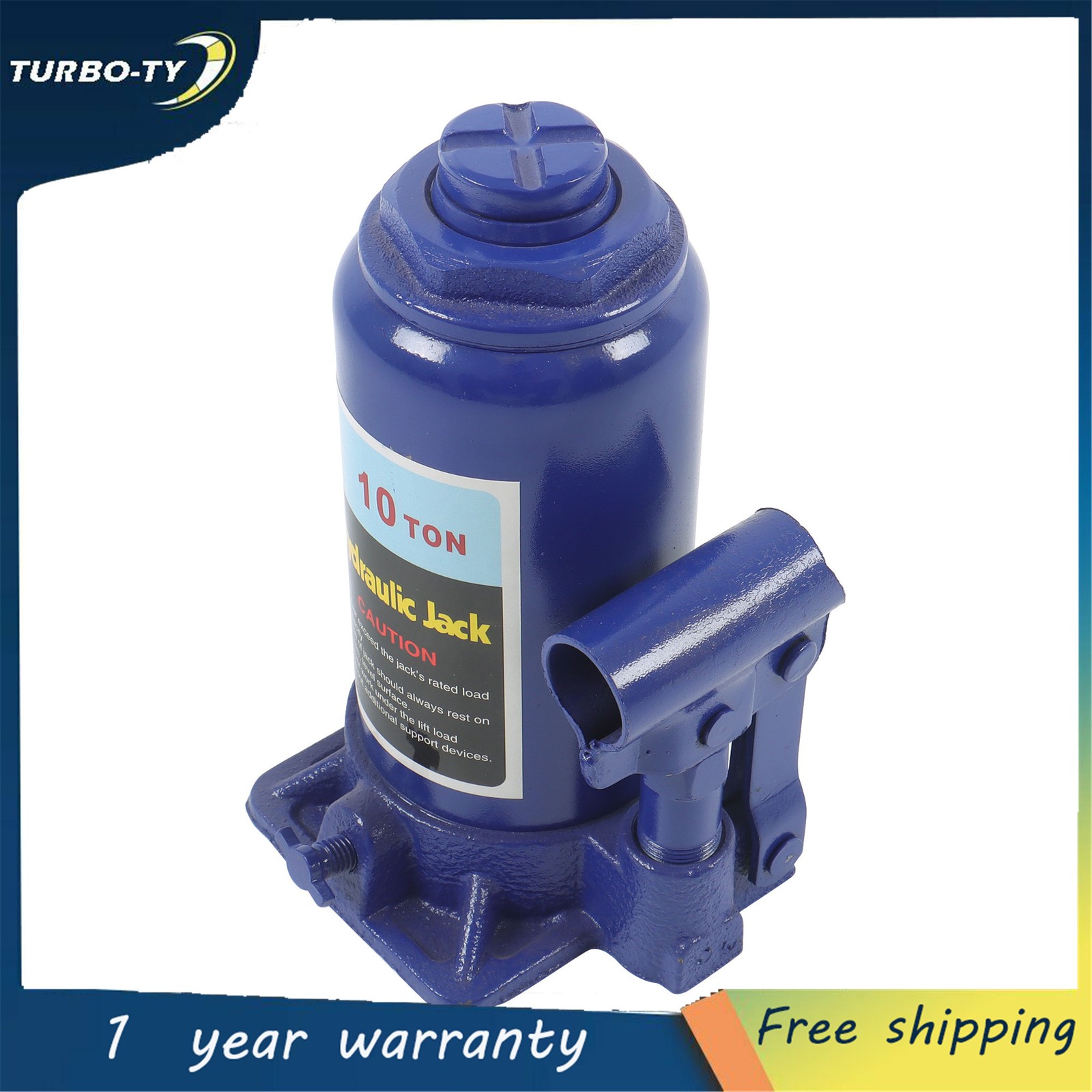 Welded Hydraulic Car Bottle Jack for Auto Repair and House Lift 10 Ton
