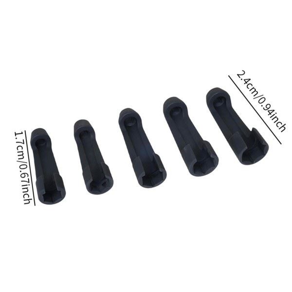 5Pcs 12090 Line Socket Set Removal Tool Aluminum Replacing 17mm 19mm 21mm 22mm