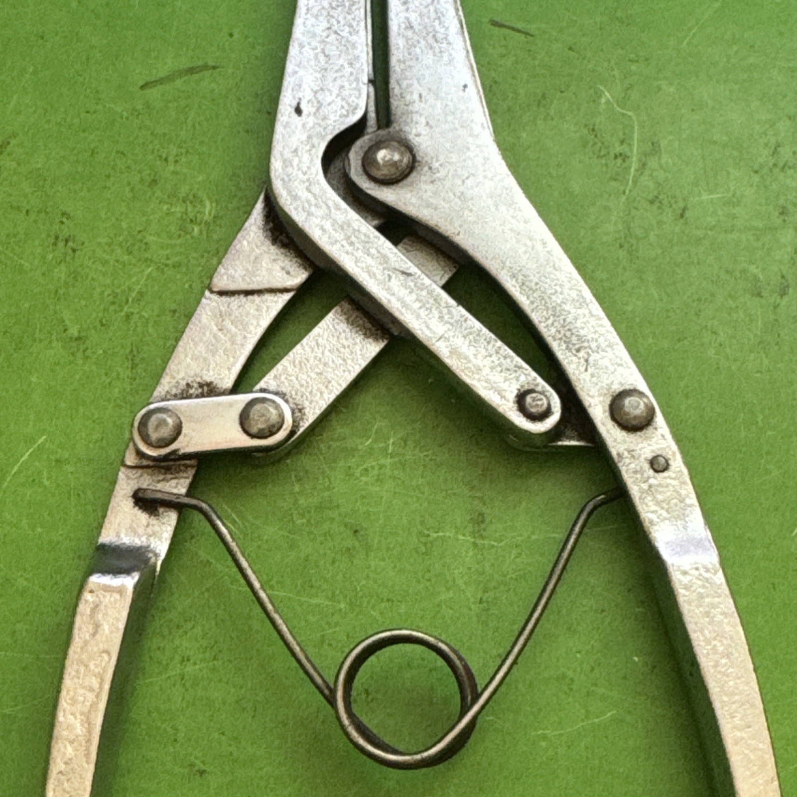 Snap-On USA 10″ Long Spring Loaded Straight Tip Retaining Ring Pliers MPN PJ10B