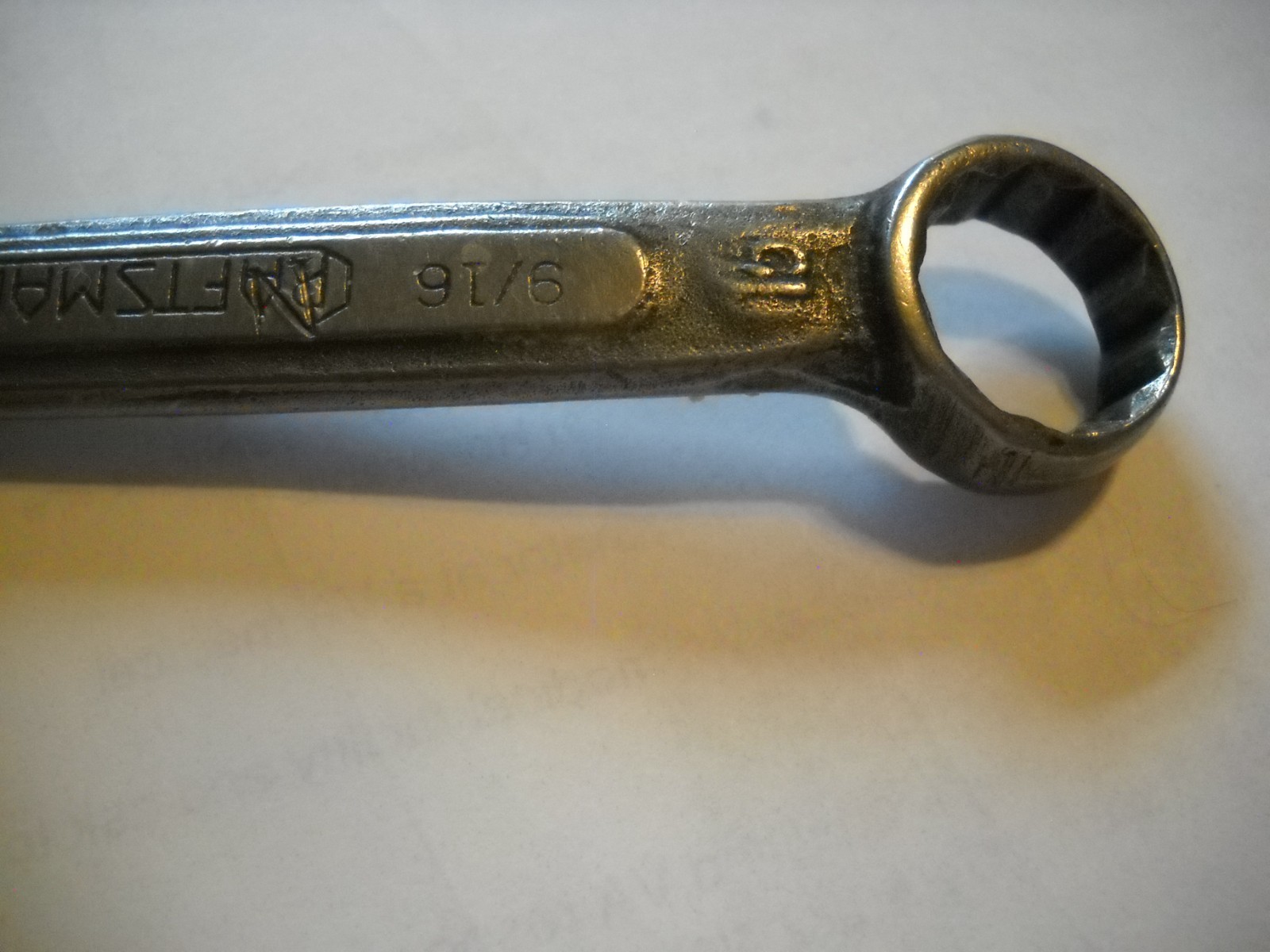 Vintage Craftsman Stubby Double Box End Wrench 9/16″ x 1/2″ 5″ Long Underline