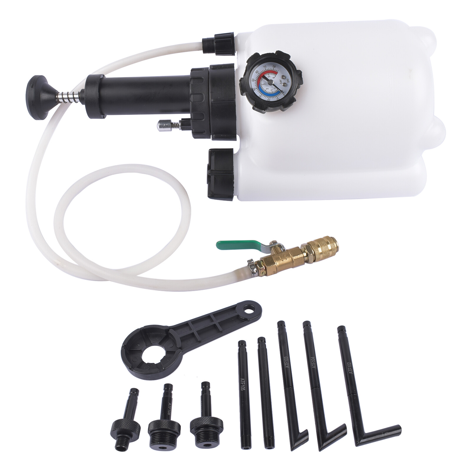 3L Transmission Oil Filling Tool System Fluid Pump Manual with 8pcs Adaptors