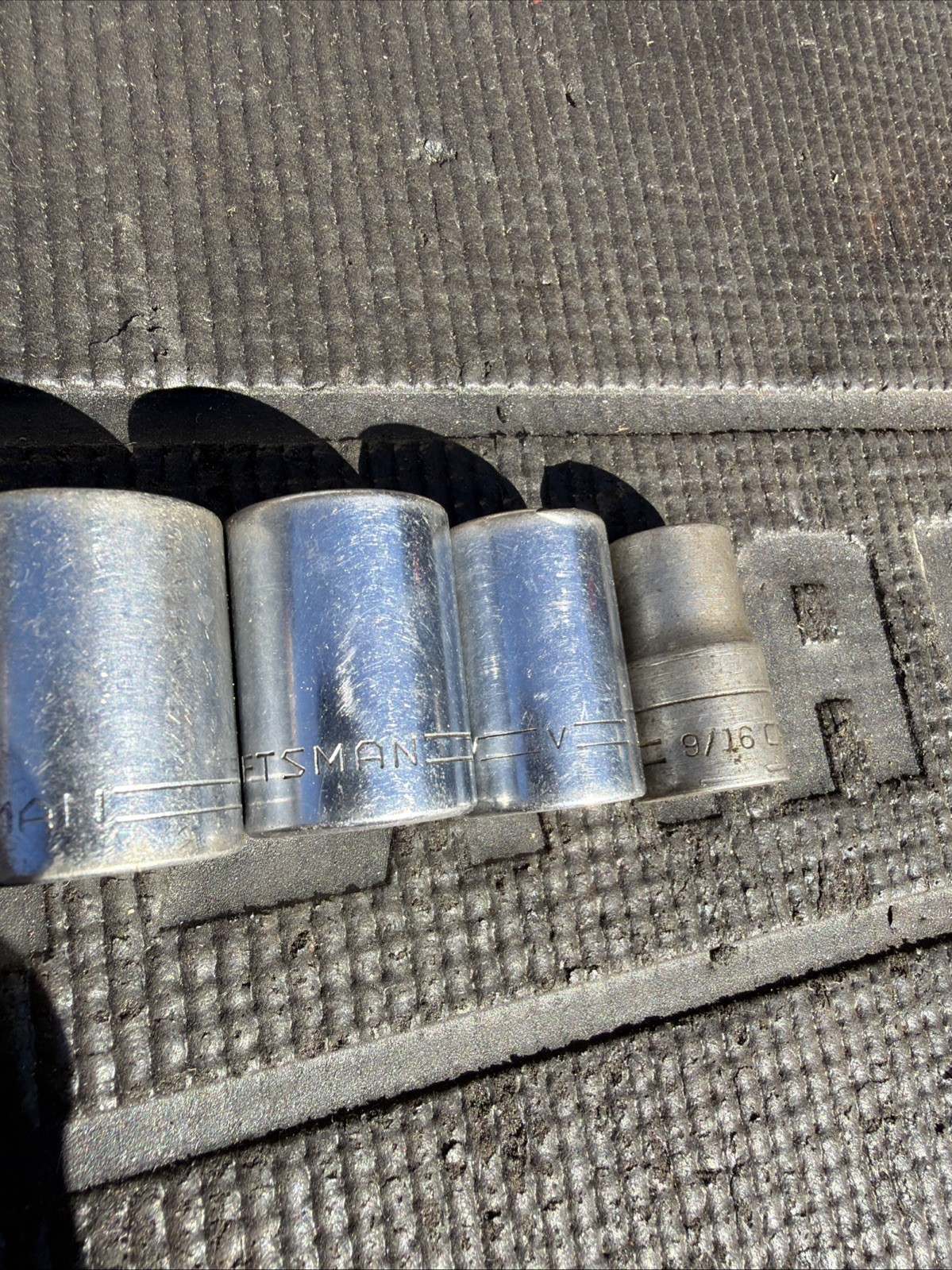 Sears Craftsman USA Deep Shallow SAE Huge Sizes Sockets 1/2” Drive 12pt 20pcs