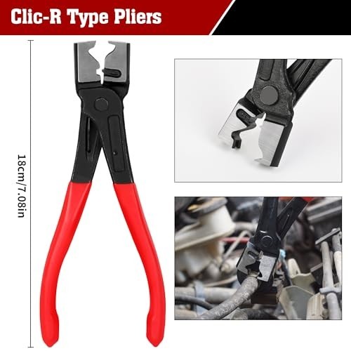 CV Boot Clamp Pliers Set 5-Piece with Storage Bag for Car ATV UTV