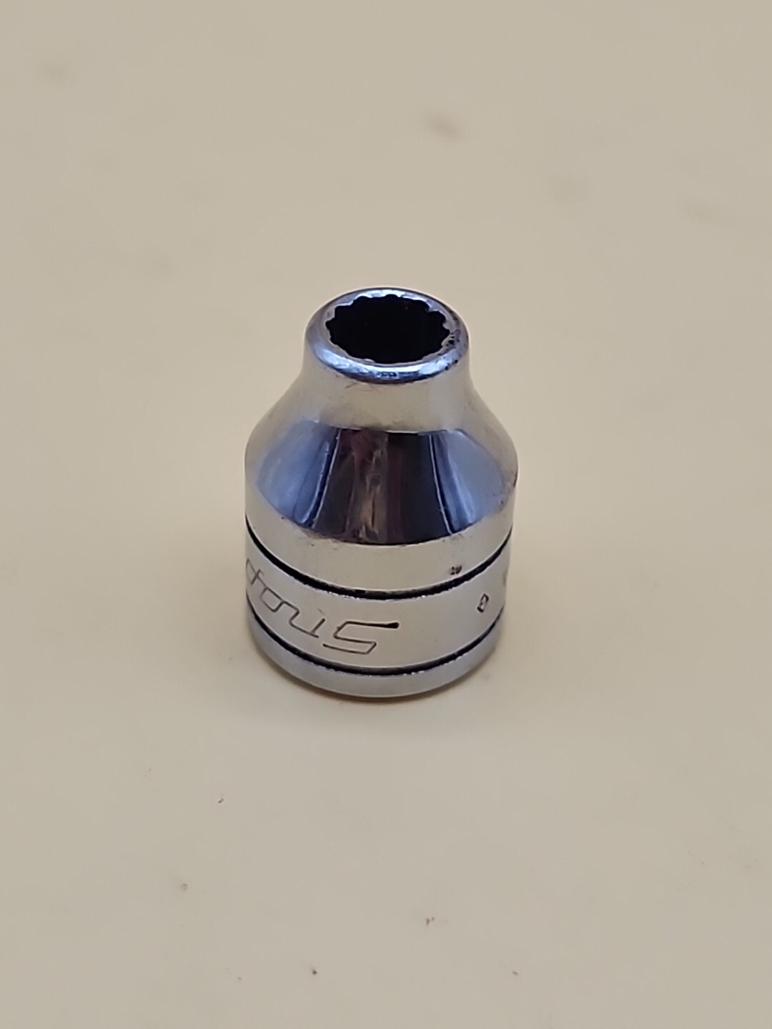 Snap-on Tools F081 1/4″ SAE Flank Drive Shallow Socket 3/8″ Drive 12 Pt USA