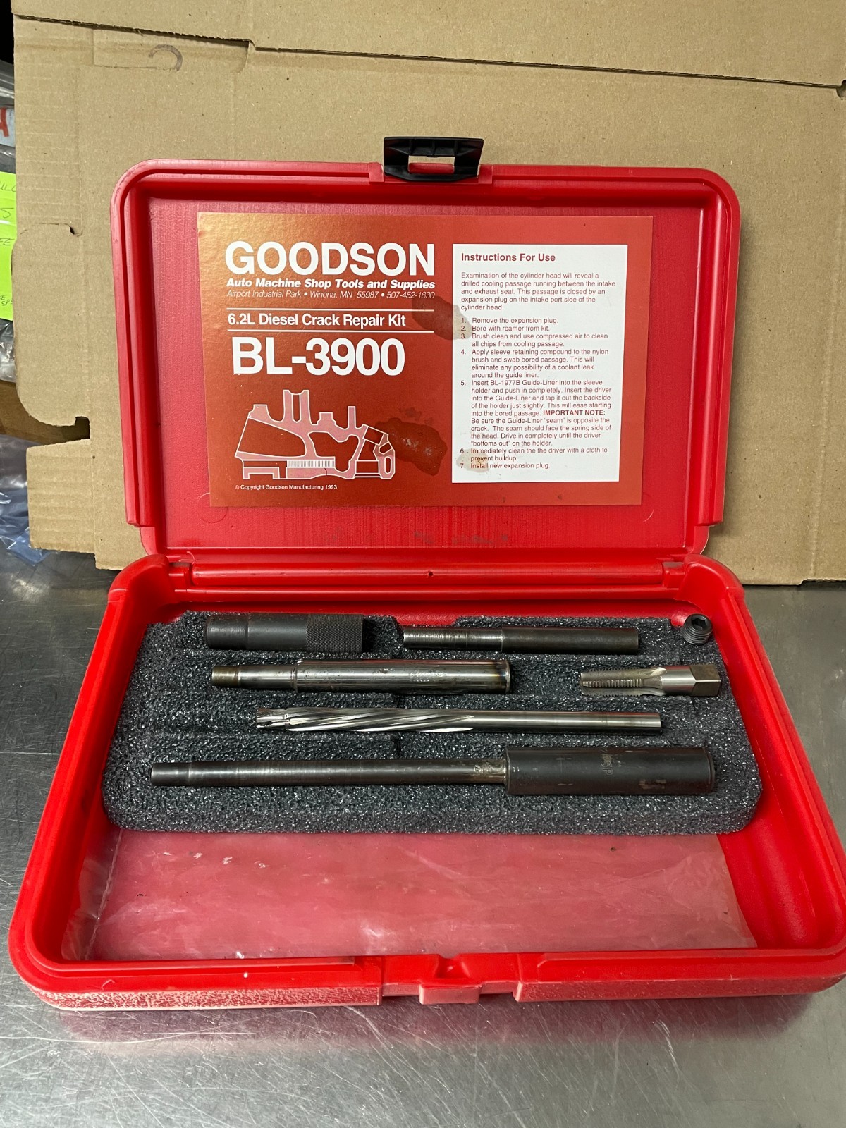 GOODSON BL-3900 GM 6.2L diesel crack repair kit