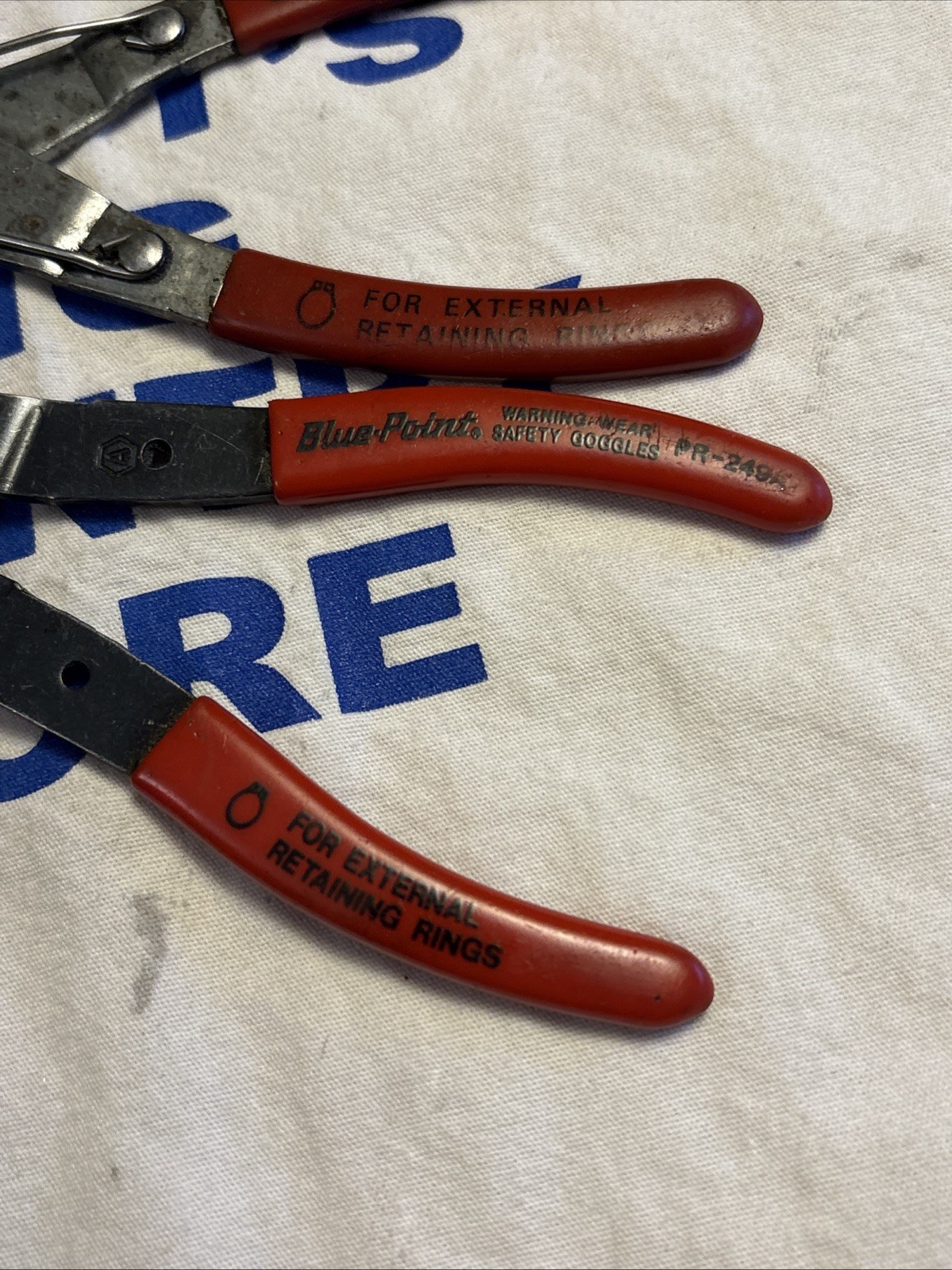 Blue Point USA 2pc Retaining Ring Pliers Lot PR-249A & PR-38