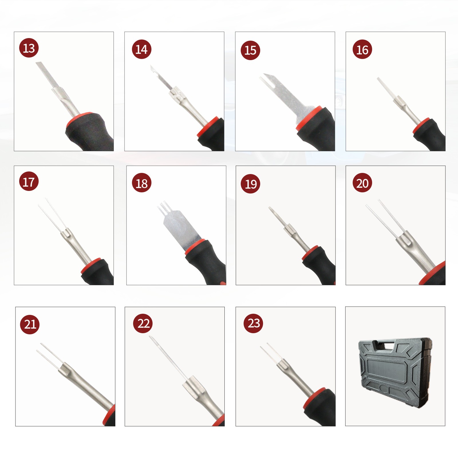23x Universal Terminal Removal Wire Connector Removal Pin Extractor Release Tool