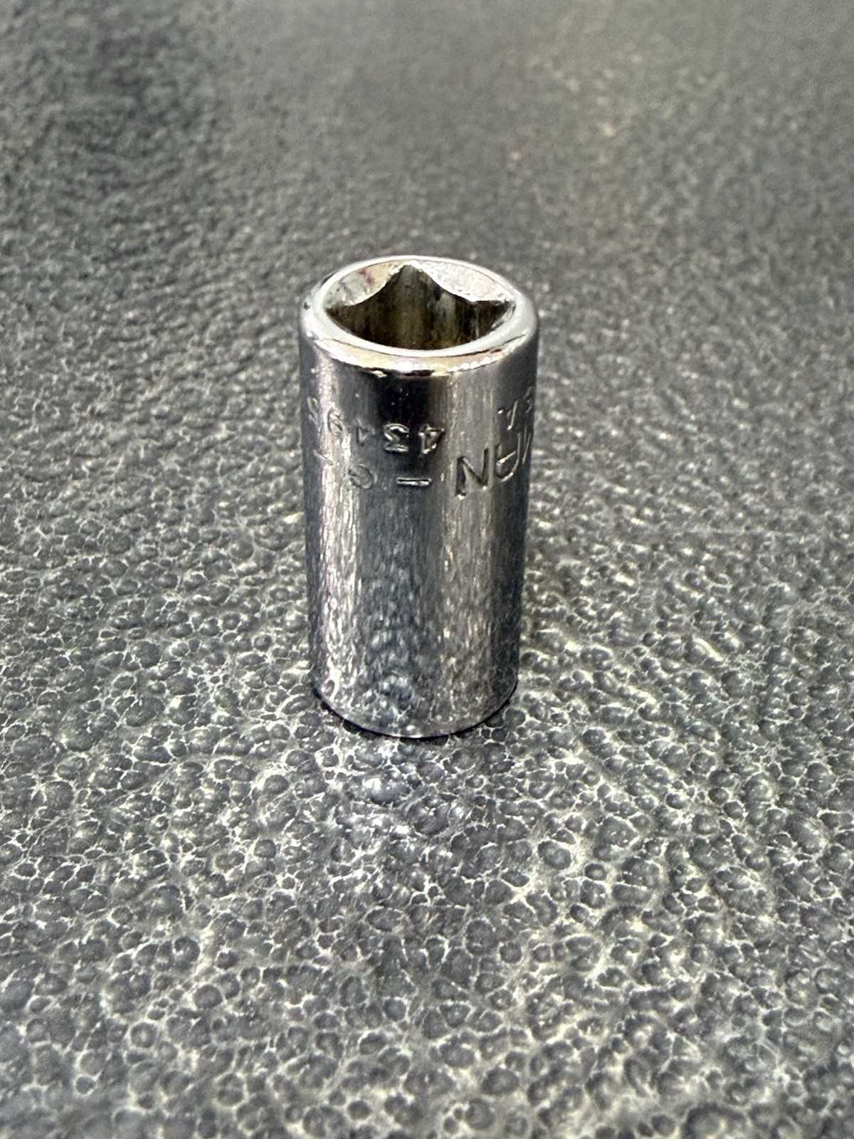 Vtg 5/16″ Craftsman G-Series Part 43495 1/4″ Drive 6-Point Socket USA Made NOS