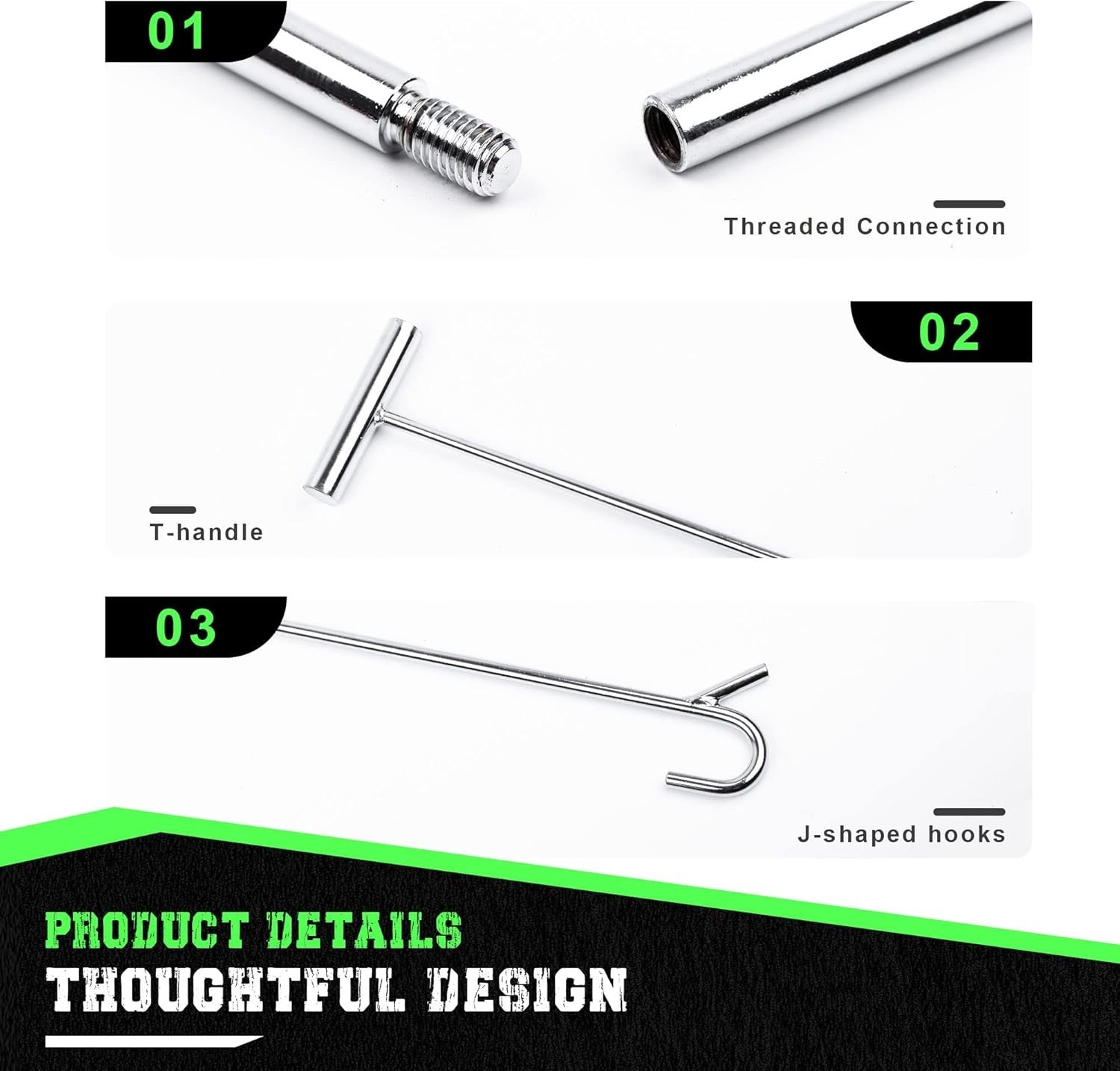 5th Wheel Pin Puller, 32″ Solid Steel Chrome Plated 5th Wheel Puller Hook, Heavy