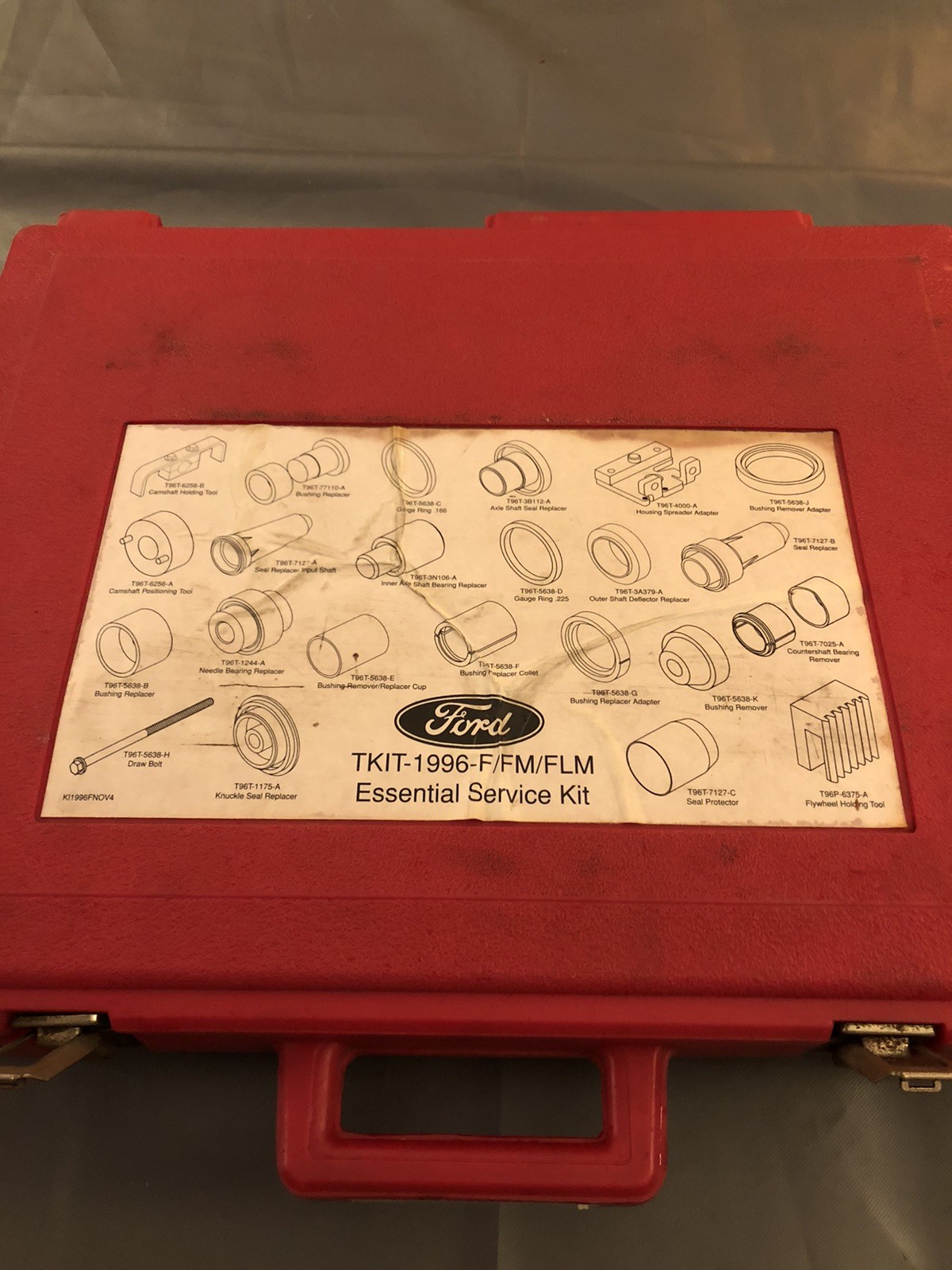 Ford Rotunda OTC 24 Piece Truck F-Series Front Axle & Transmission Tools