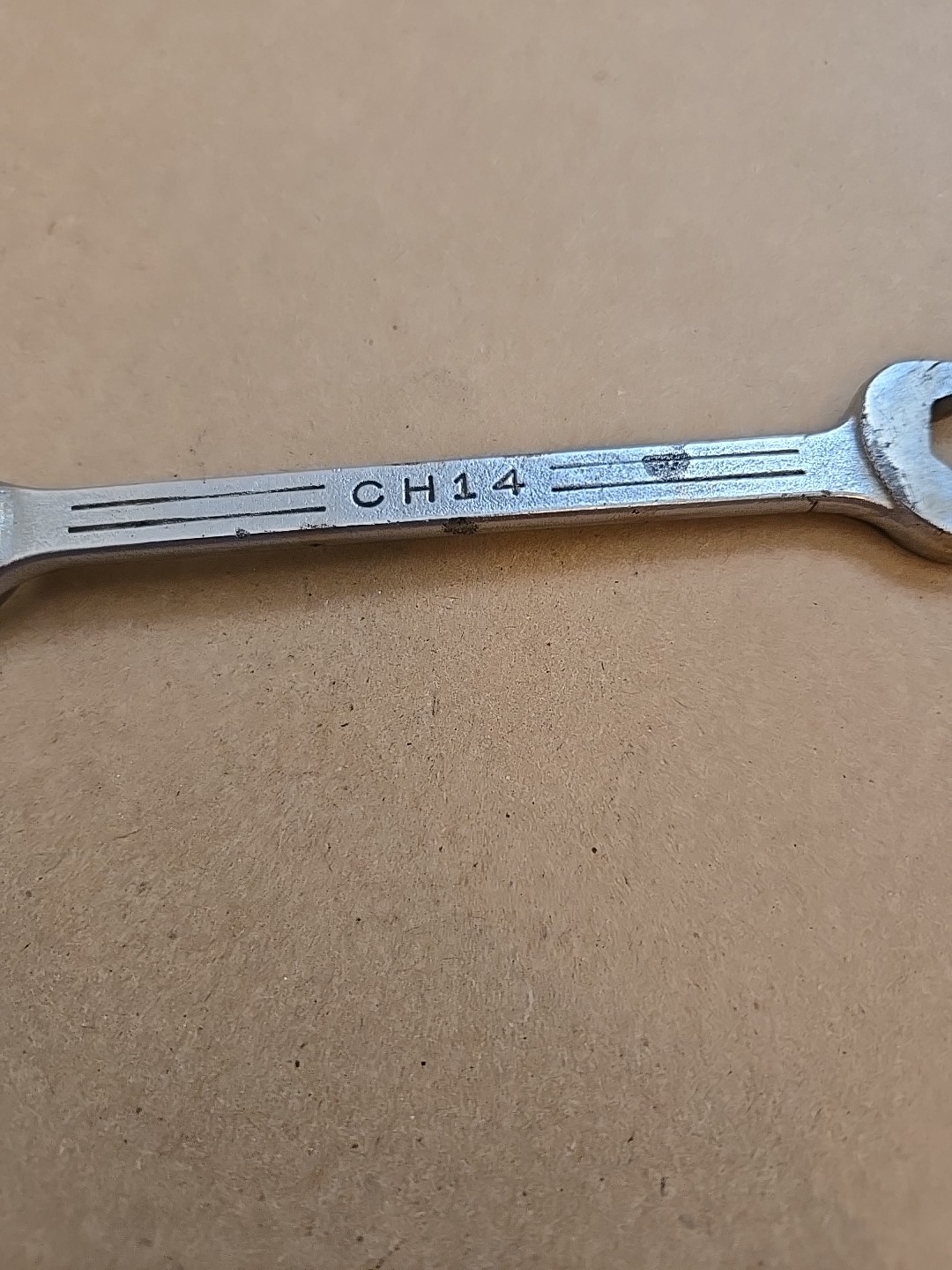 Mac Tools 7/16″ 6PT SAE Short Chrome Combination Wrench USA CH14