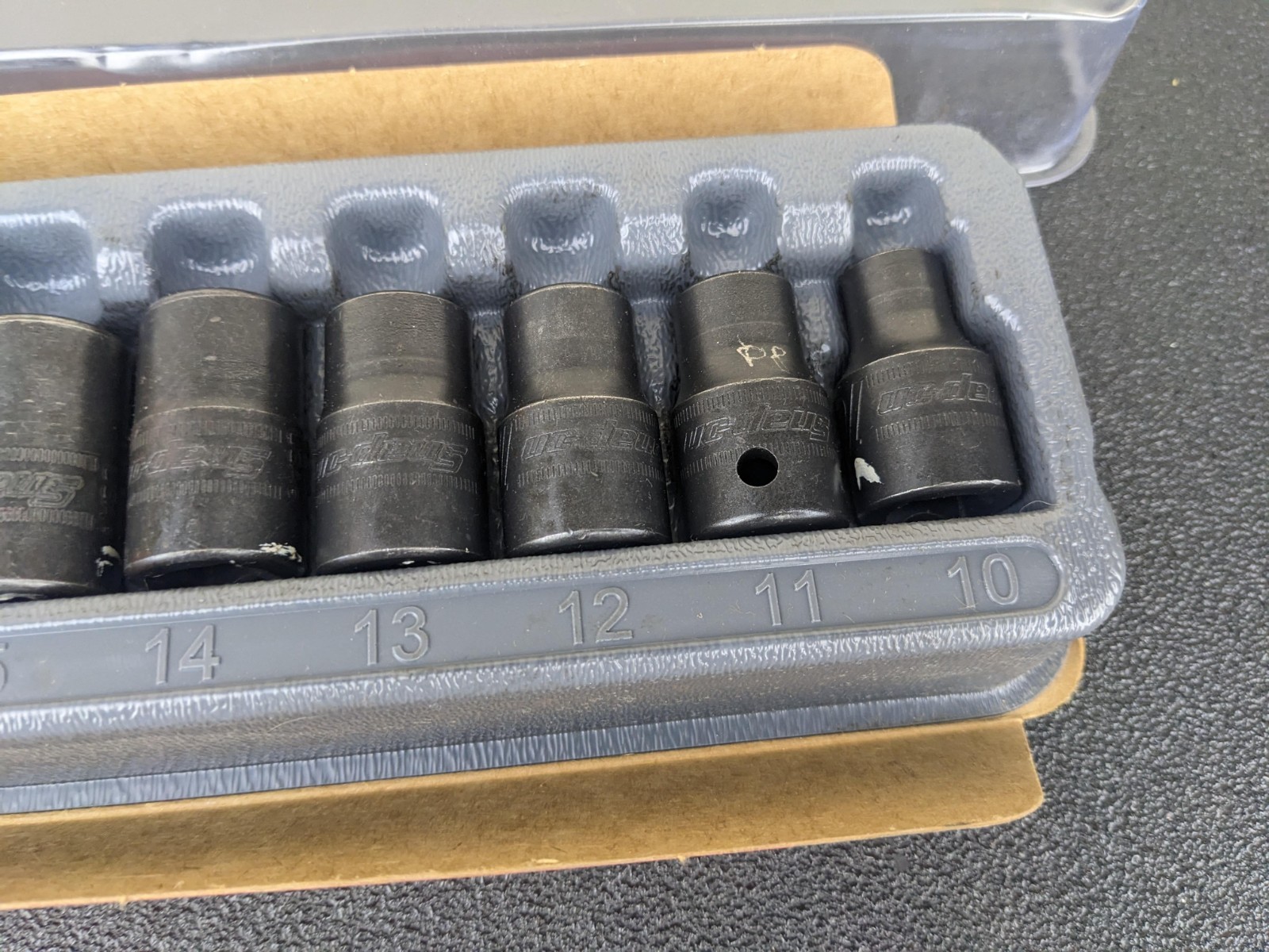 #bm356 Snap On Tools 315IMMYA 15pc 1/2″ Drive Metric Impact Socket Set 10-24mm