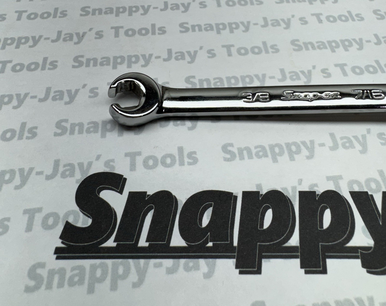 Snap-on Tools USA NEW 3/8” – 7/16” SAE Double End Flare Nut Wrench RXFS1214B