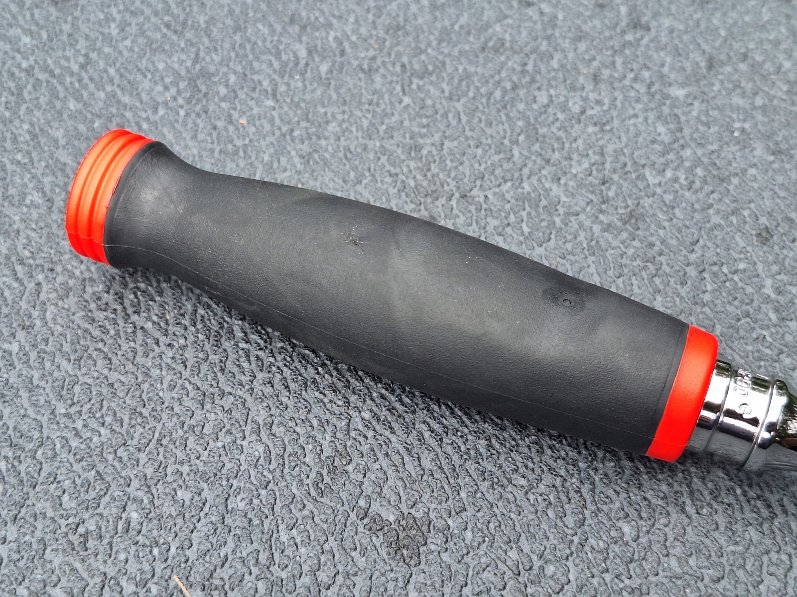 NOS 2019 Snap On FHL80 3/8″ Dr RED Soft Grip Long Fixed Head Ratchet NEW