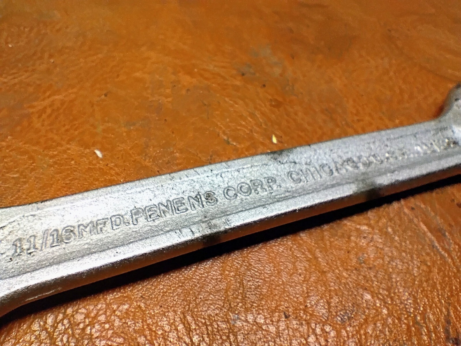 Penens Open Ended Wrench C54 11/16 & 19/32 Chicago USA