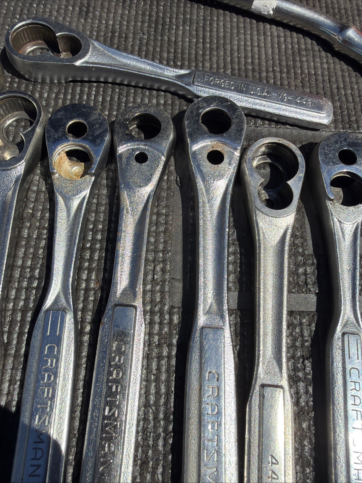 (14) Sears Craftsman Ratchet Bodies ONLY NO GUTS 1/2” Drive 3/8” & 1/4” Plus Flx