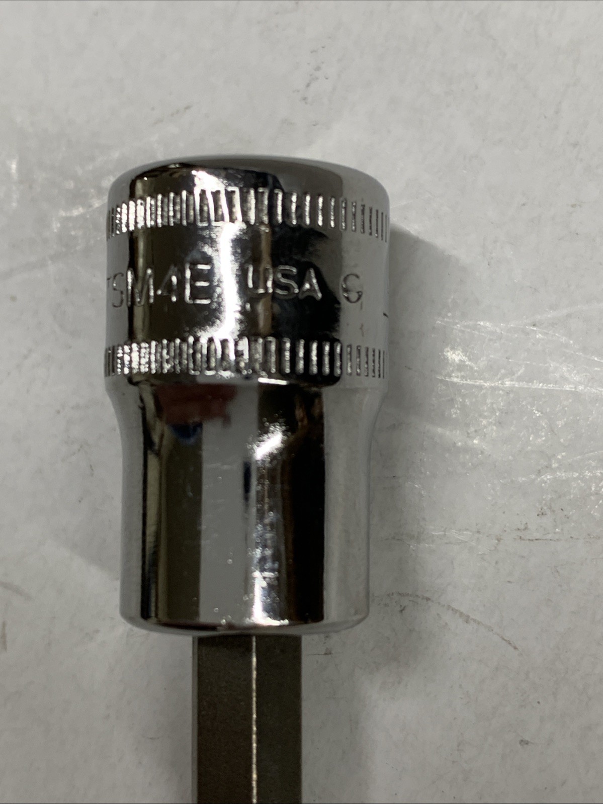 Snap On Tools USA FTSM4E 3/8”dr 4mm Standard Triple Square Bit Socket NEW