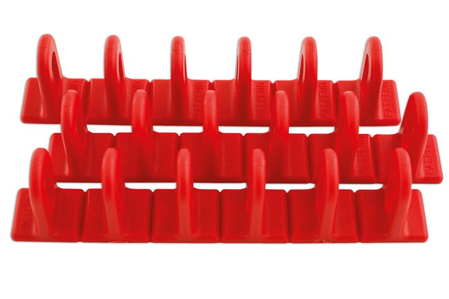 POWER-TEC 92346 Red Multipads 23 x 26Mm High Density Synthetic Nylon 3 Pieces