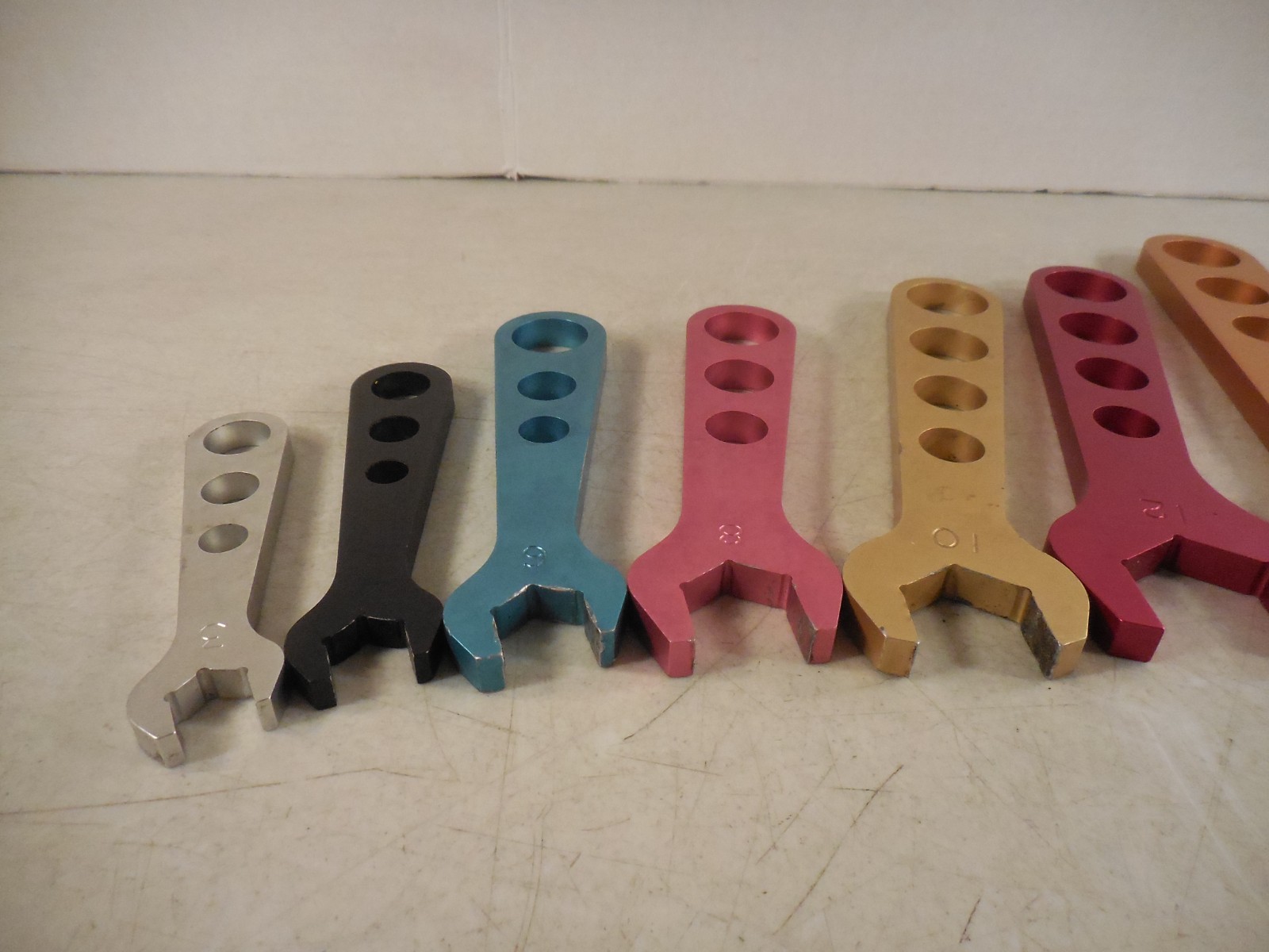 Summit Racing AN WRENCHES Machined Aluminum AN-3 – AN-20 Anodized PRE-OWNED* AN8