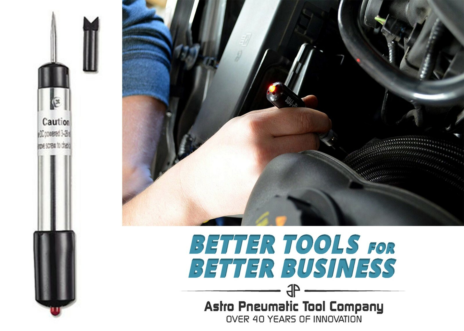 Astro Pneumatic 7760 Cordless Circuit Tester Wireless Test Light New Free Ship