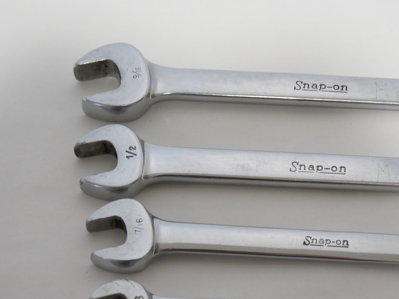 Snap-On Open End Set of Flare Nut Wrenches 5 Pieces RXS Series SAE 5/16 – 9/16