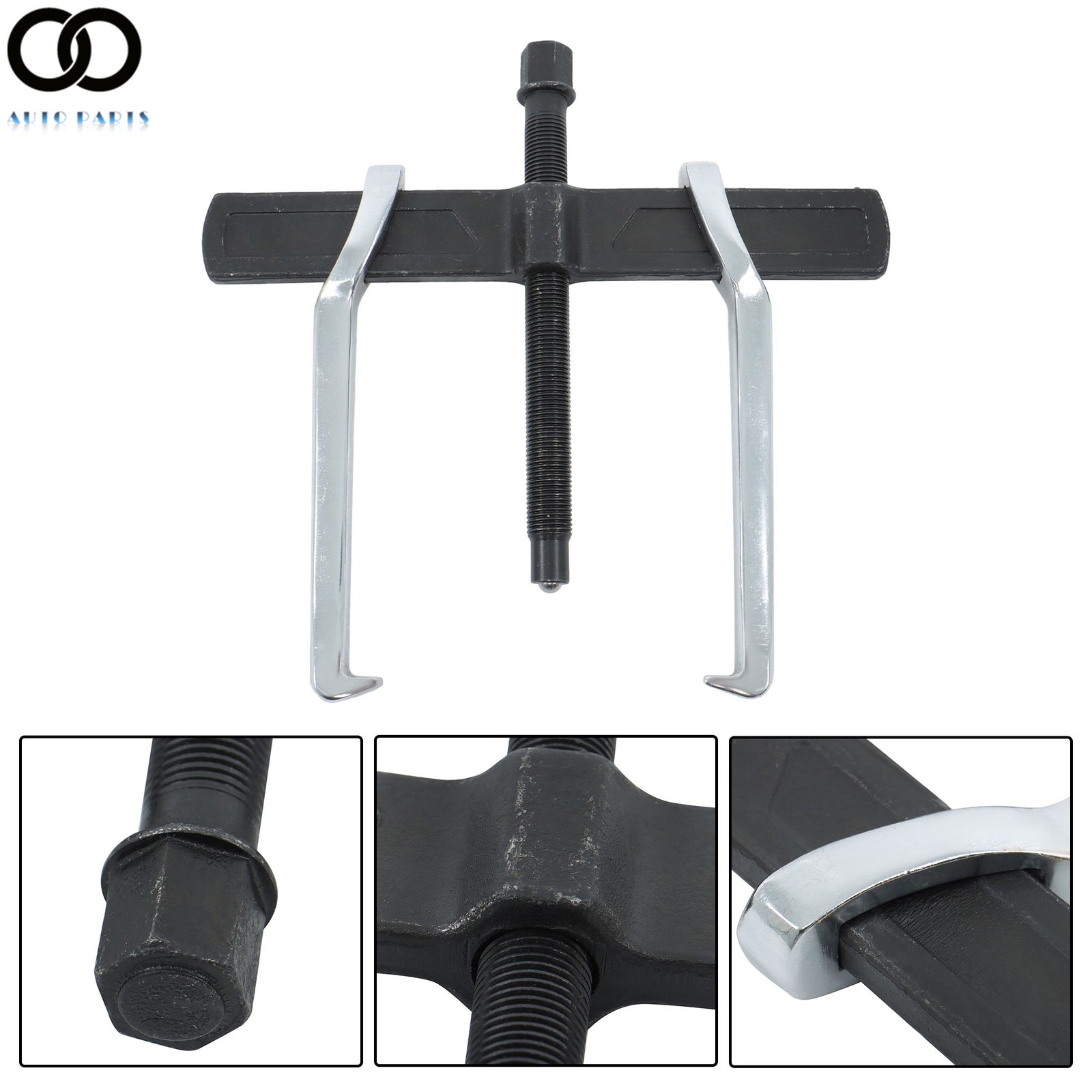 2 Jaw Gear Puller Adjustable Bearing Puller Gears Removal Tool 8/10/12 Inch