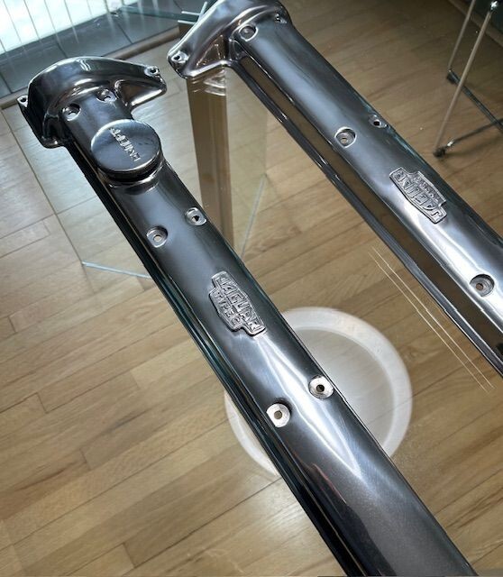 Jaguar XK120 C Type – Valve Covers with C Type Badges & Polished Oil Filler Cap