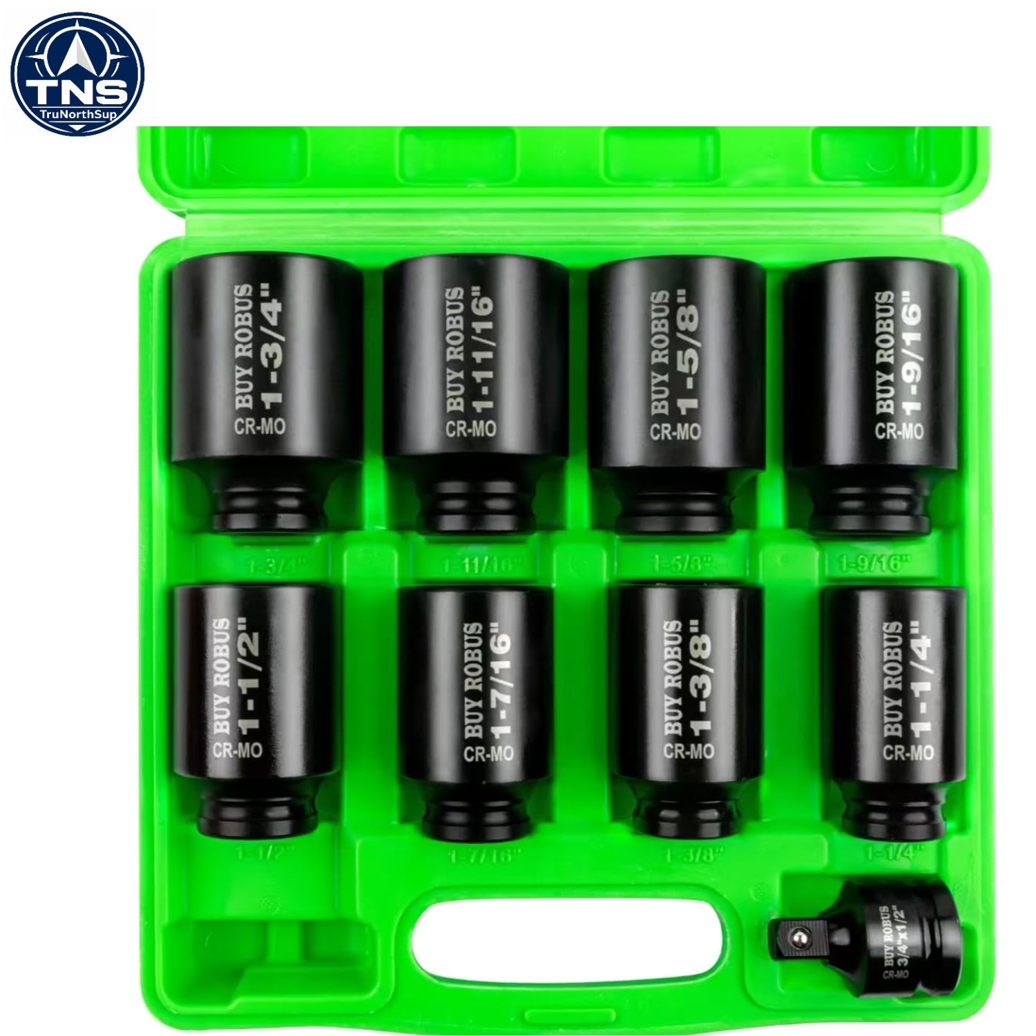 Lifetime Guaranteed 9-Piece Impact Socket Set – 1/2″ Drive for Professional Use
