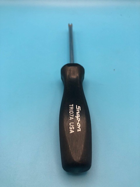 Snap On Tools Black Hard Grip Tire Valve Core Tool TR107A USA