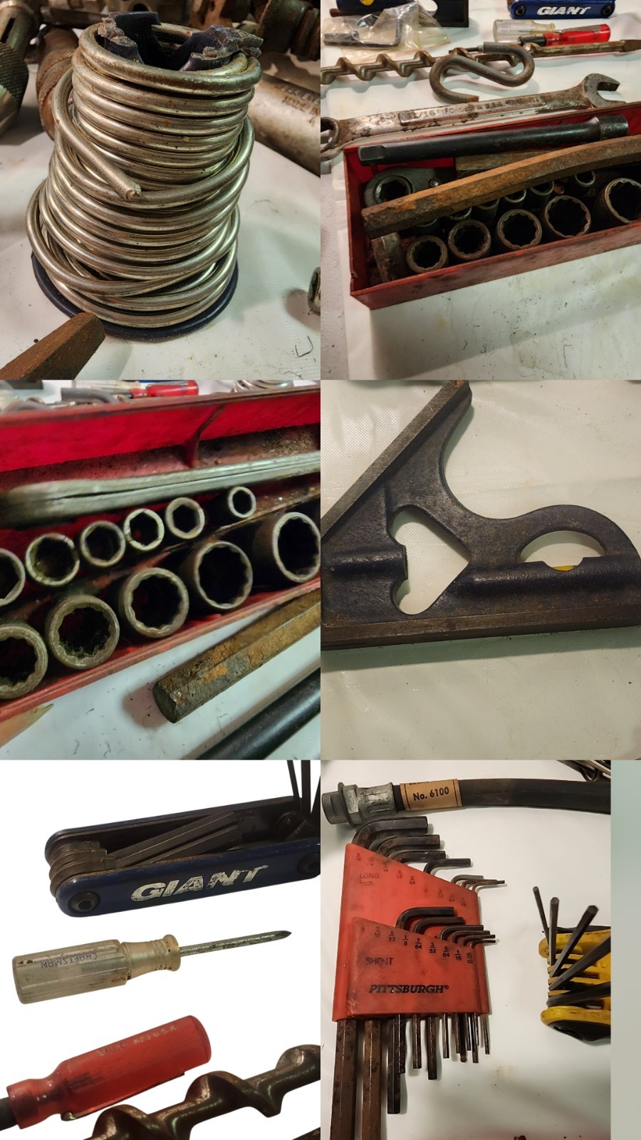 Vintage Tools, Sockets, Wrench, Multipurpose Bits, Wrenches, 10lb Lot,