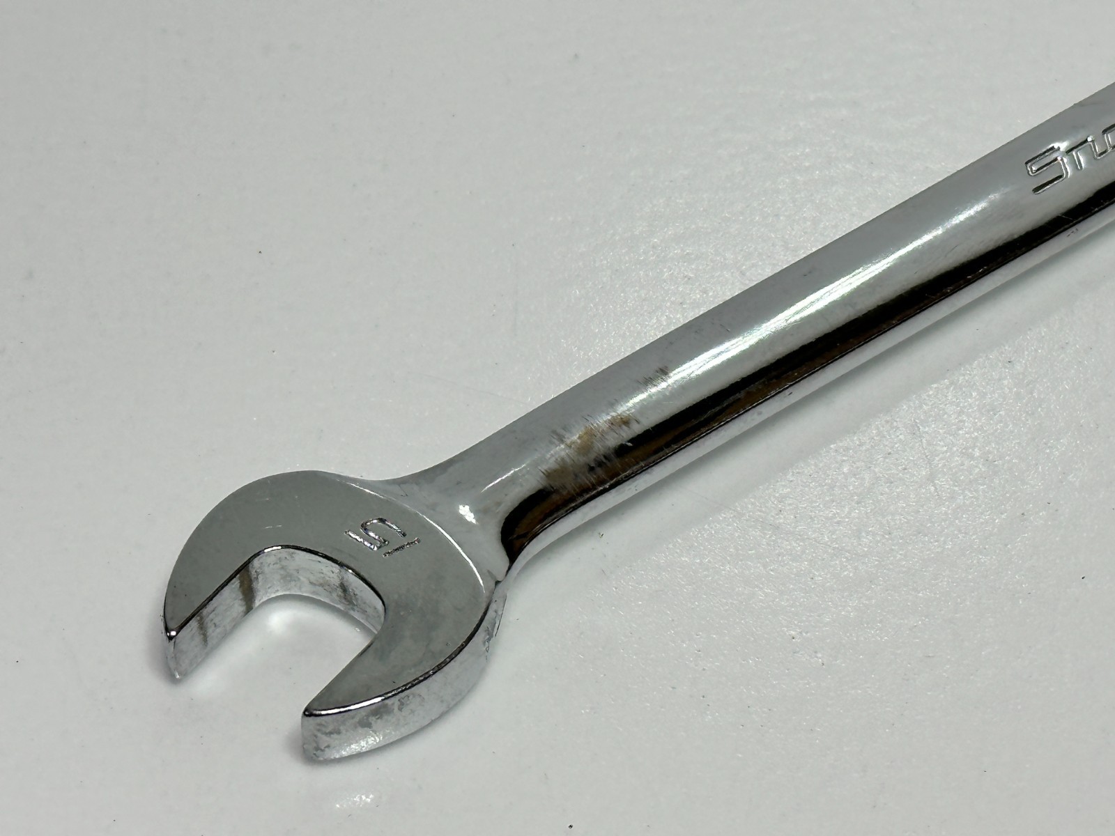 Snap On Tools USA OSHM150A 15mm Metric Chrome Combination Wrench, 6 Point