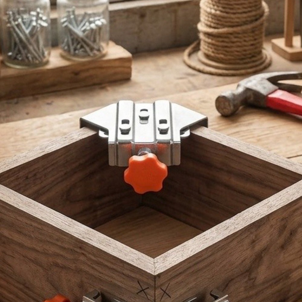 Woodworking Corner Clamp Set 4Pcs 90 Degree Stainless Steel Construction
